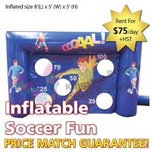 Kingston Bouncy Castle Rentals - Separate Castles 2014 - Inflatable Soccer Fun 1